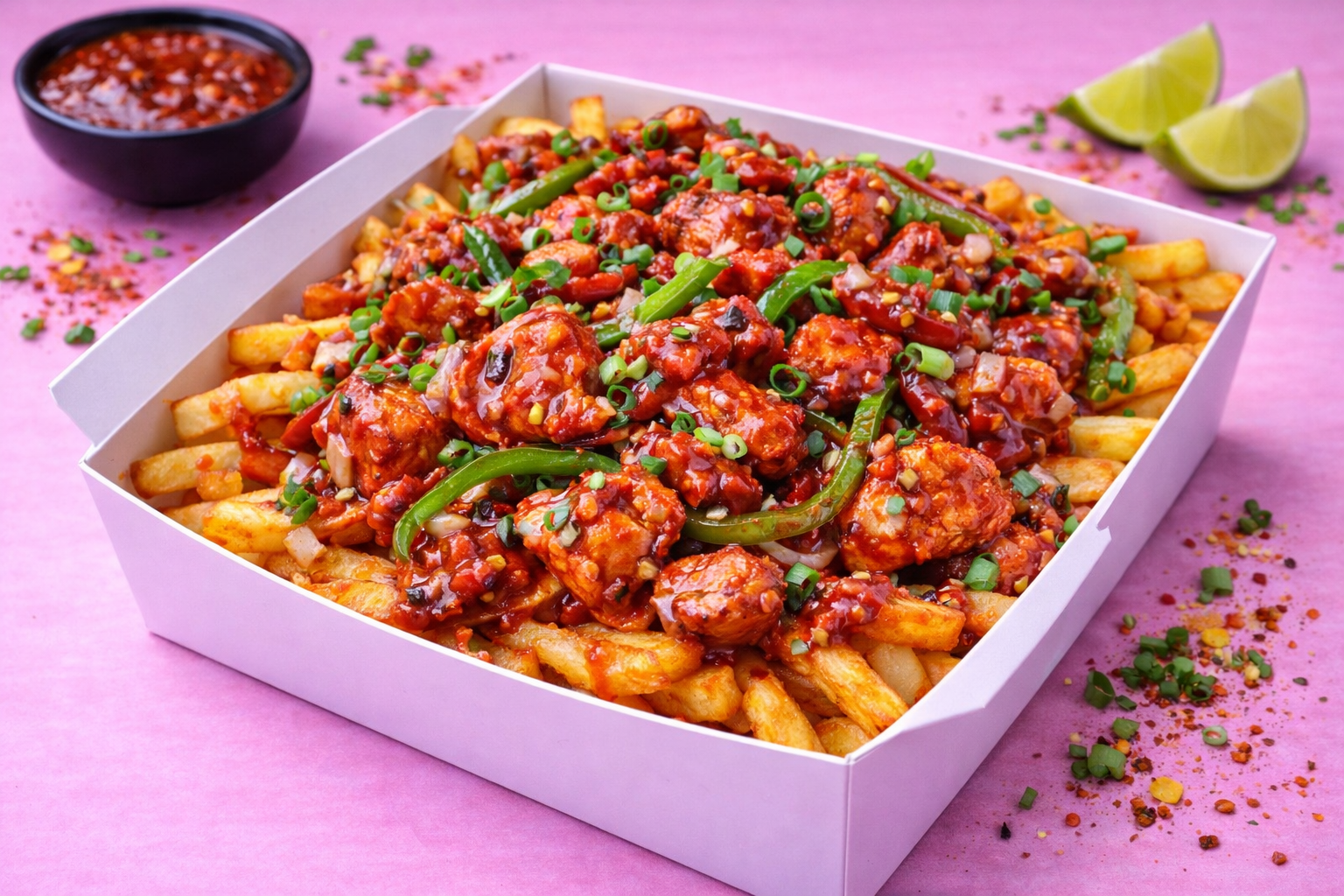Chilli Chicken Loaded Fries